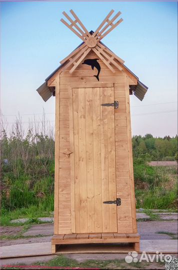 Уличный туалет с установкой HAT116