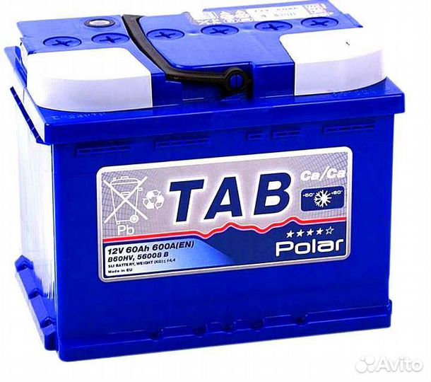Аккумулятор Tab 60Ah