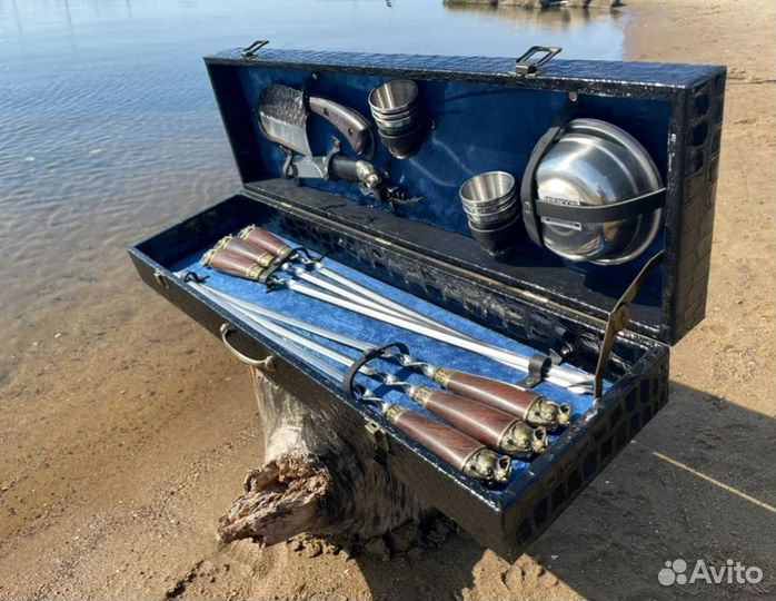 Шашлычный набор в кейсах/ чехлах