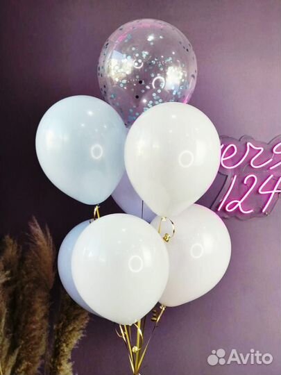 Гелиевые воздушные шары с доставкой Flowers 124