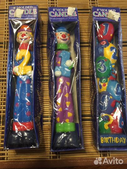 Свечи покрашенные вручную