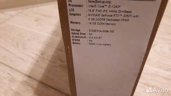 New Игровой Acer I5 12 Ядер/3050Ti/16GB/512/144 Гц