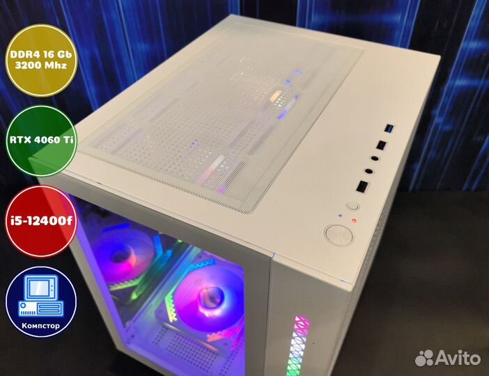 Игровой компьютер i5-RTX4060Ti-16DDR4-RIP58064-B760