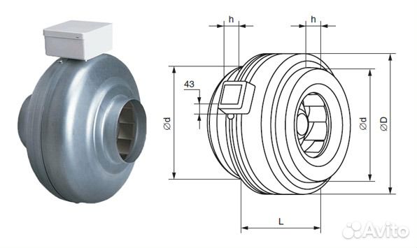 Канальный вентилятор