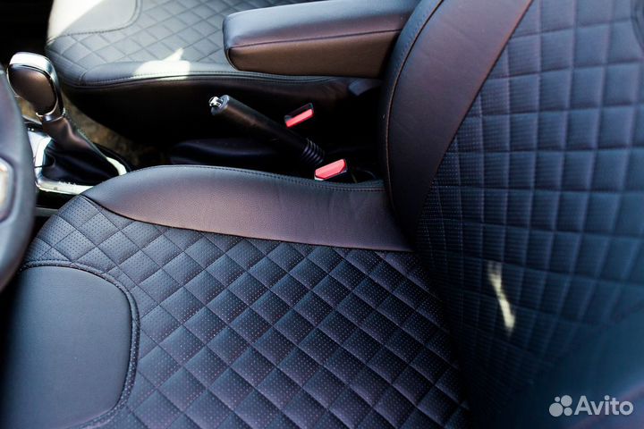 Чехлы из экокожи ромб Renault Kaptur 2021г