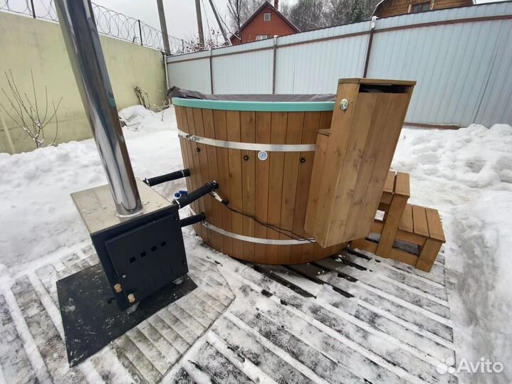 Купель с печкой