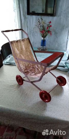 Коляска кукольная ретро. Антиквариат