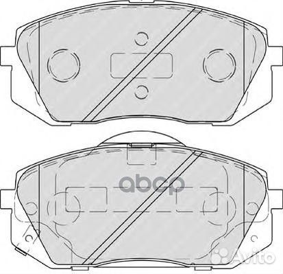 Колодки тормозные, передние FDB4194 Ferodo