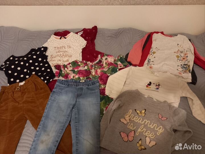 Фирменная одежда на девочку пакетом