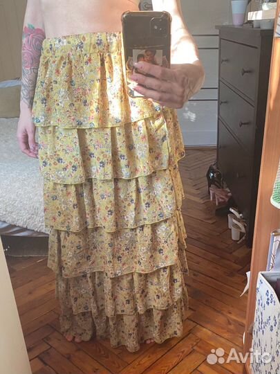 Юбка бохо S-M