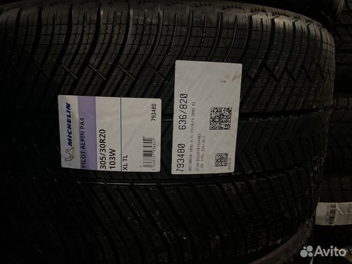 Michelin Pilot Alpin PA4 245/35 R20 и 305/30 R20 103W