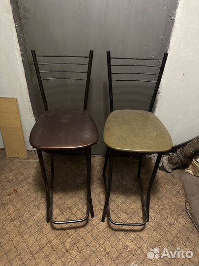 Стул барный стулья 2шт бу барные
