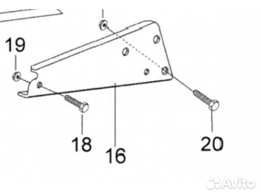 Бампер левый (605355113)