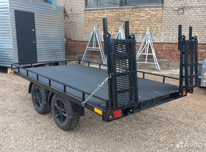 Двухосный прицеп для снегоходов
