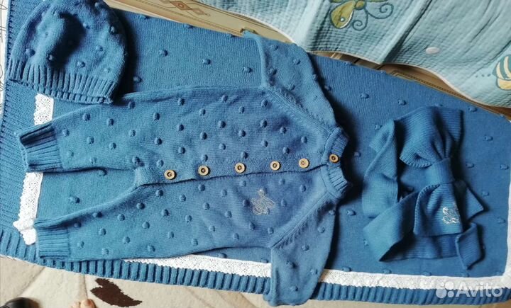 Комплект на выписку для мальчика весна - лето