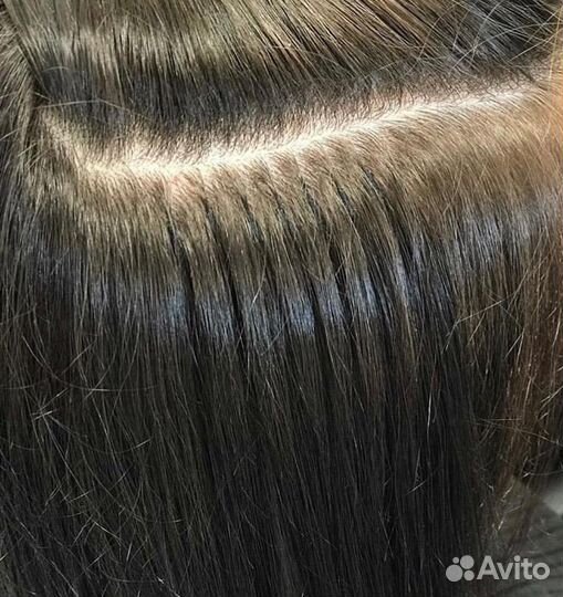 Наращивание волос без переходов