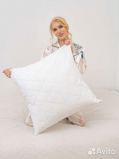 Подушка с гречневой лузгой (ортопедический эффект)