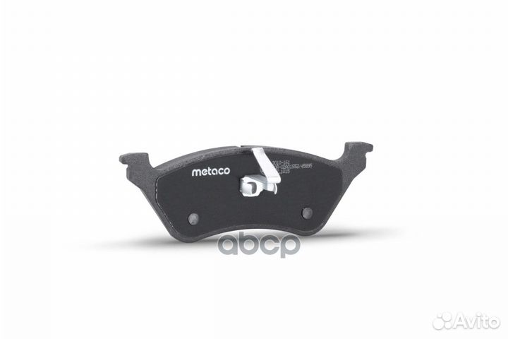 Колодки тормозные дисковые 3010-161 metaco
