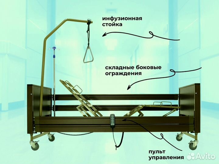 Кровать медицинская функциональная