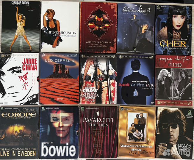Концерты зарубежных исполнителей на DVD