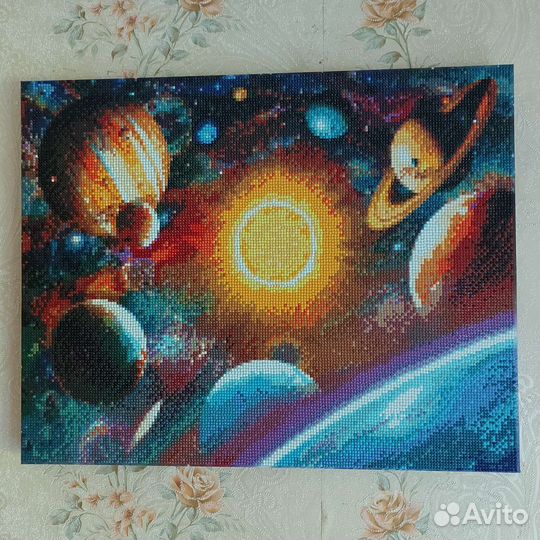 Алмазная картина готовая 40х50