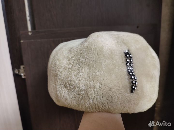 Берет мутоновый натуральный