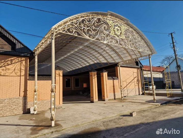 Кованый навес