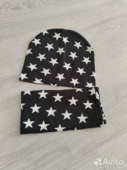 Шапка снуд 2хслойные