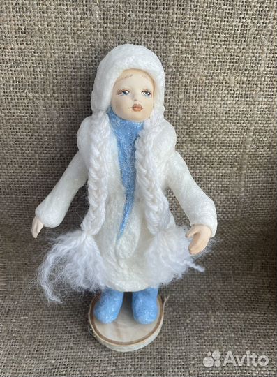 Ватные игрушки,дед мороз,снегурочка,ретро,ручная р