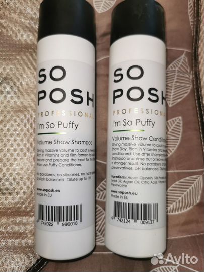 Шампунь и кондиционер для собак SO posh