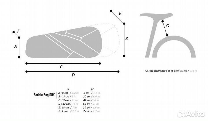 Велосипедная подседельная сумка woho xtouring