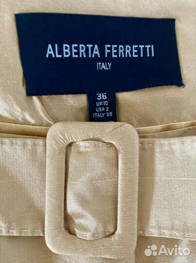 Новый плащ-платье Alberta Feretti, р42-44