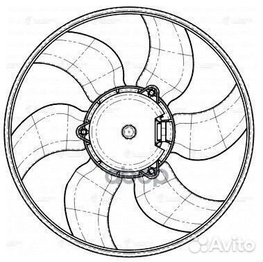 Диффузор радиатора LFC0907 luzar