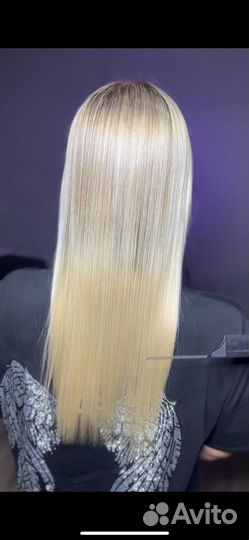 Кератиновое выпрямление волос