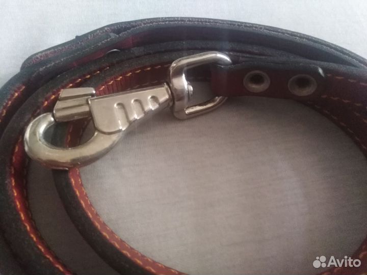 Поводок для собаки кожа