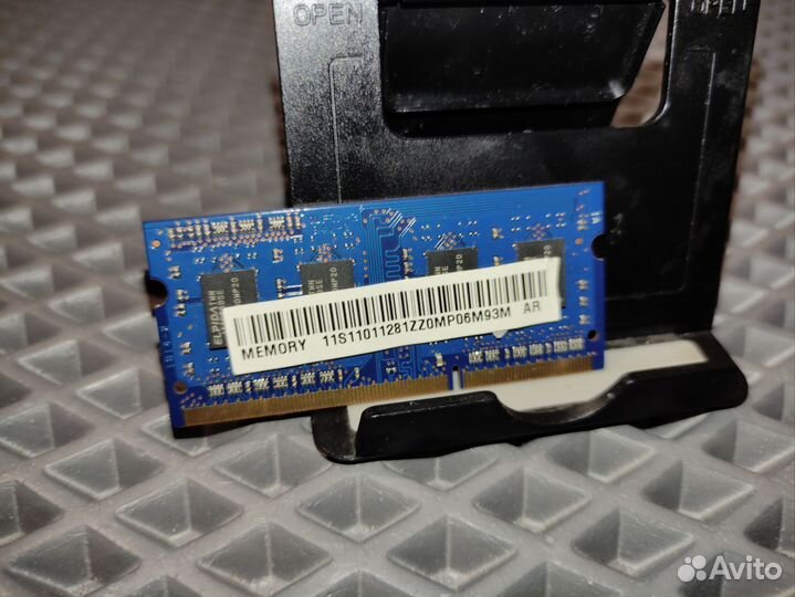 Оперативная память DDR3 1 gb для ноутбука