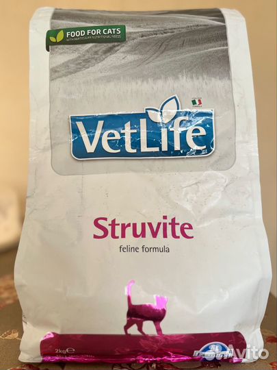 Farmina vet life struvite для кошек половина пачки