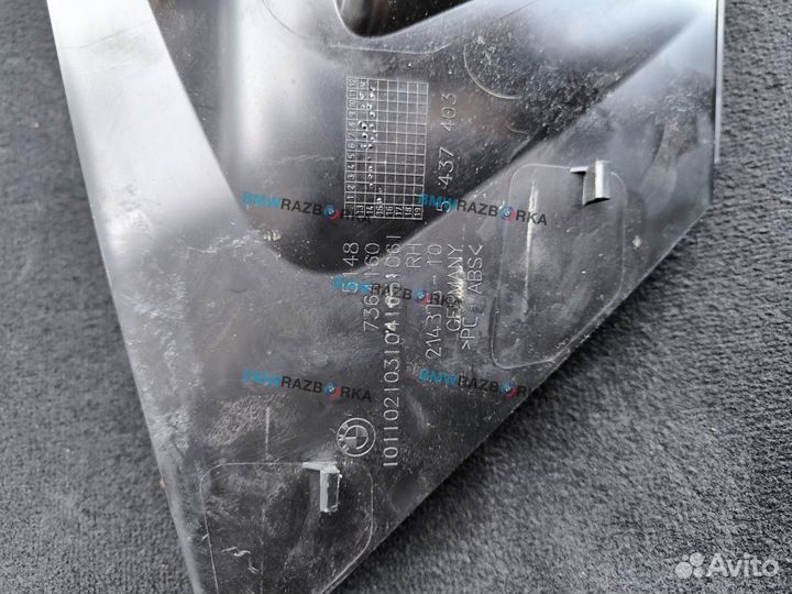 Обшивка салона задняя правая BMW i8 I12 2015