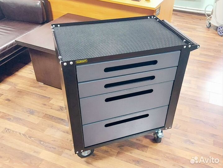 Garopt тележка 4 ящика (с замком)