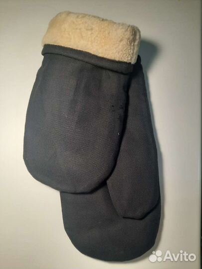 Варежки натуральный мех