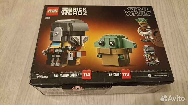 Lego Brick Headz 40477 и 75317