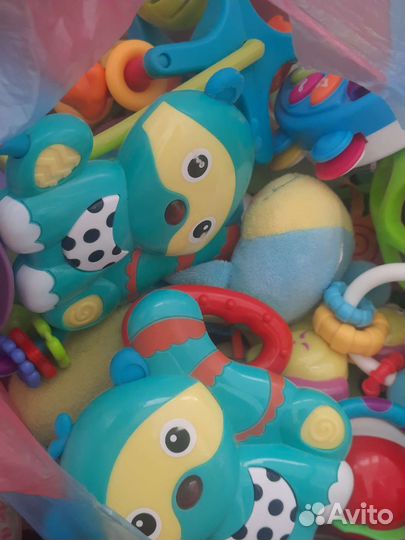 Мешок с детскими погремушками