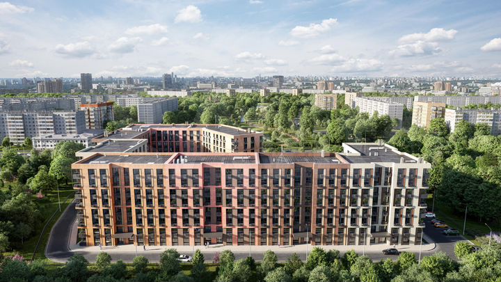 2-к. апартаменты, 54,7 м², 6/8 эт.