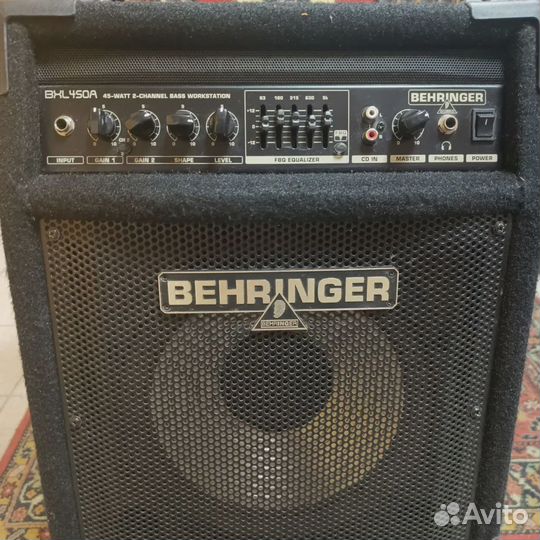 Комбоусилитель Behringer ultrabass BXL 450 45вт China 2010's