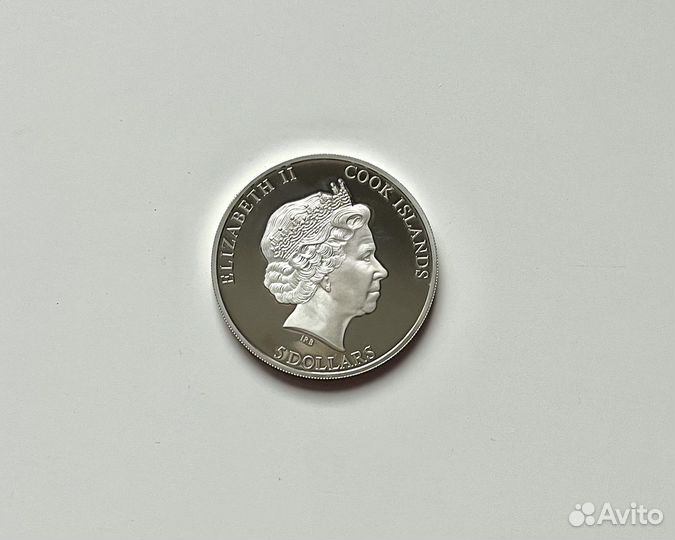 Монета серебряная Елизавета 2