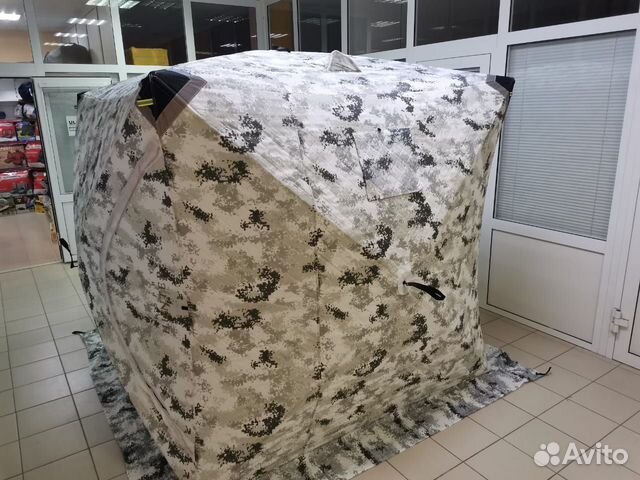Палатка куб Улов утепленная для зимней рыбалки