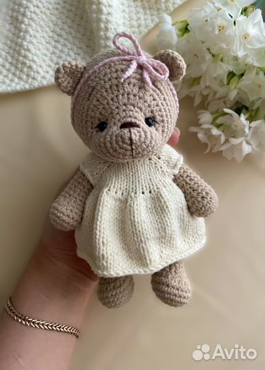 Вязаные мишки (ручная работа)