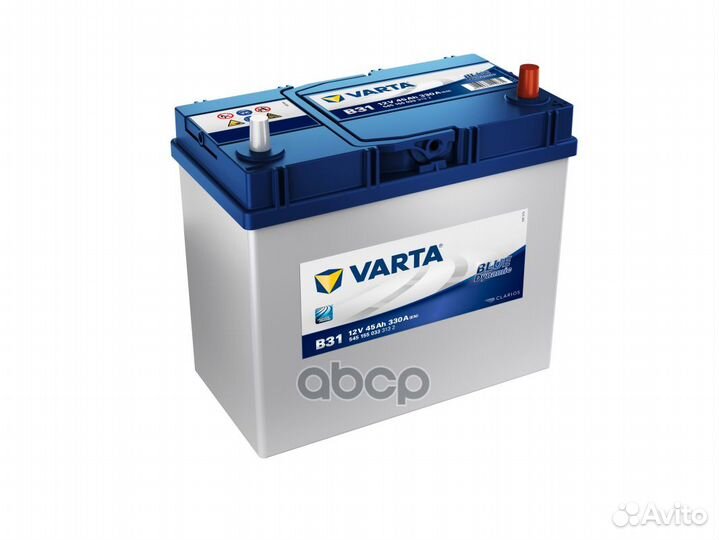 Аккумулятор varta blue dynamic 12V 45Ah 330A (R