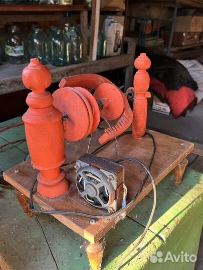 Прялка деревянная электрическая