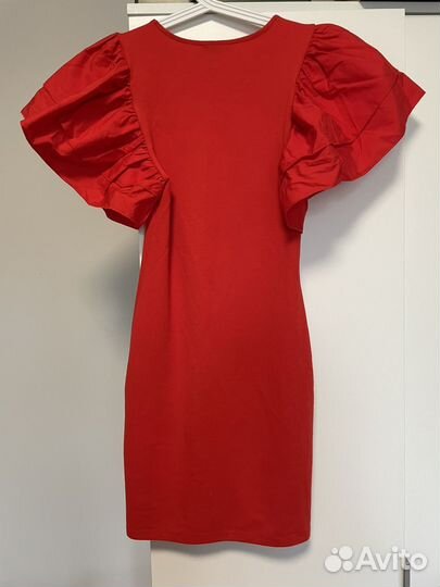 Платье женское мини красное Zara